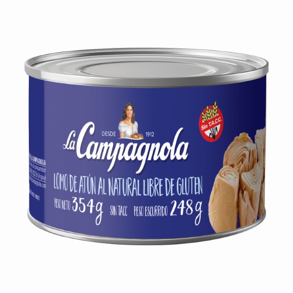 La Campagnola Lomo De Atún Al Natural 354g