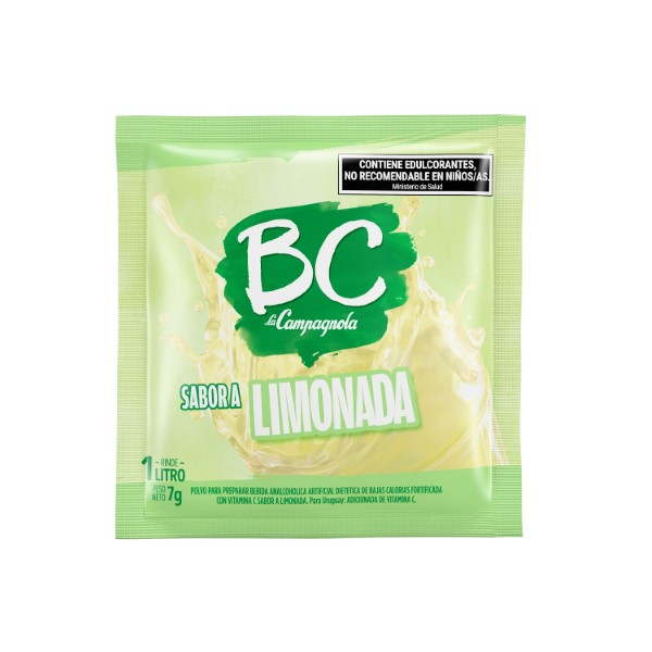 Jugo En Polvo Bc Sabor Limonada 18g