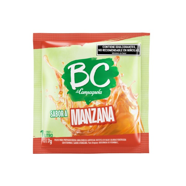 Jugo En Polvo Bc Sabor Manzana 18g