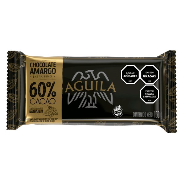 Tableta Chocolate Águila 60% Cacao 150g