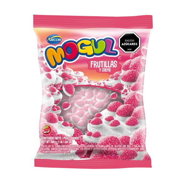 Mogul Frutillas Y Crema 500g