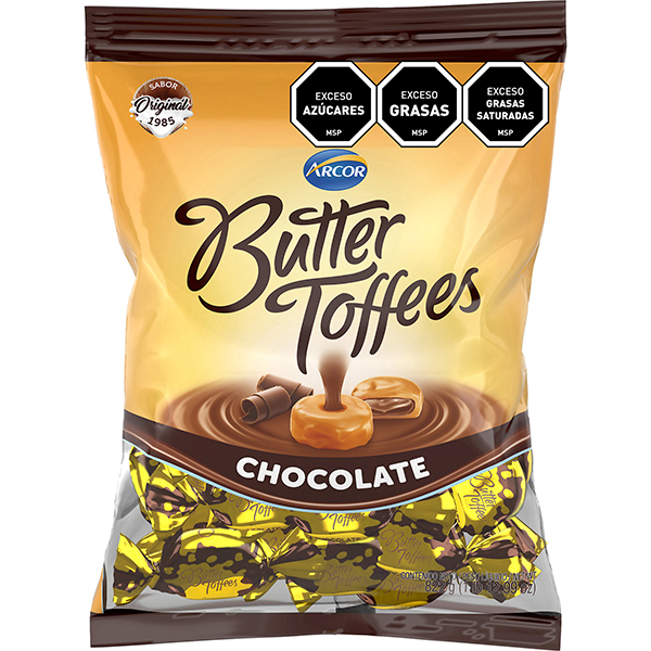 Caramelos Butter Toffees Chocolate 822g