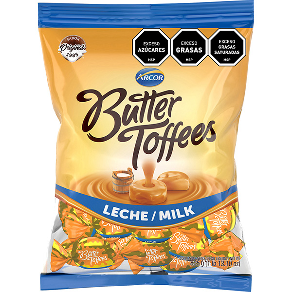 Caramelos Butter Toffees Leche 822g