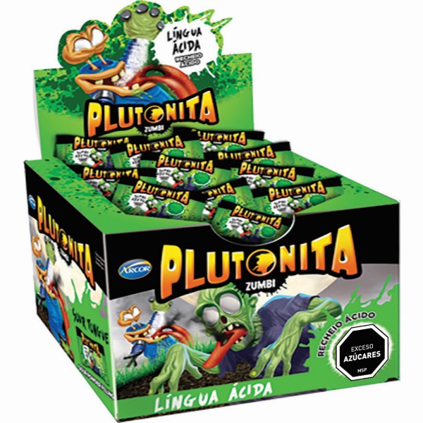 Chicles Plutonita Lengua Acida 180g