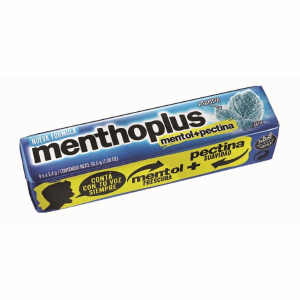 Caramelos Menthoplus Regular Menthol 29,4g