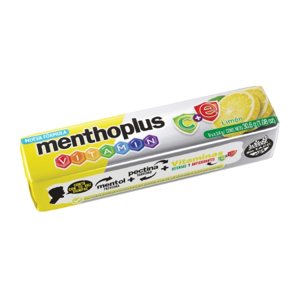Caramelos Menthoplus Vitamin Limon 29,4g