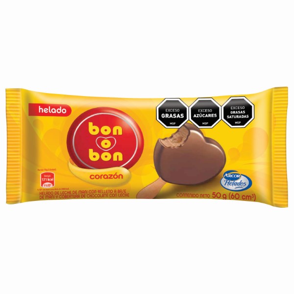Helado Bon O Bon Corazon 50g