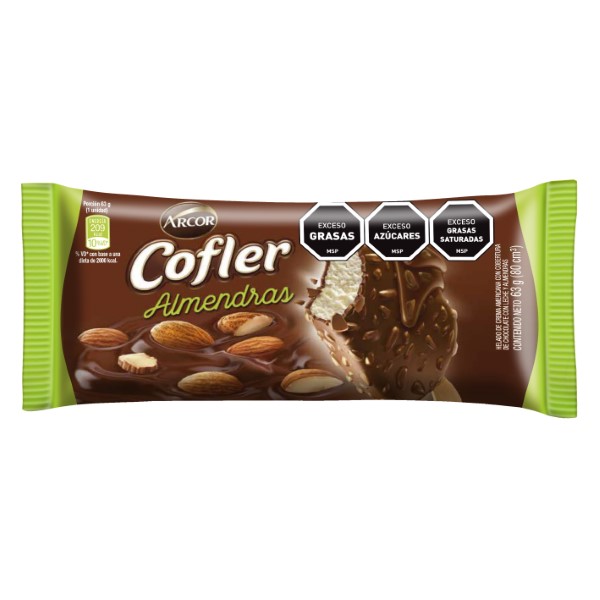 Helado Cofler Almendras 63g