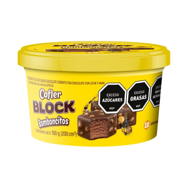 Helado Cofler Block Bomboncitos 180g