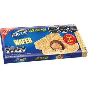 Oblea Arcor Rellena Bon O Bon 105g