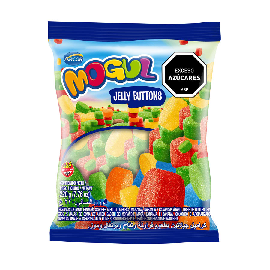Mogul Jelly Buttons 220g