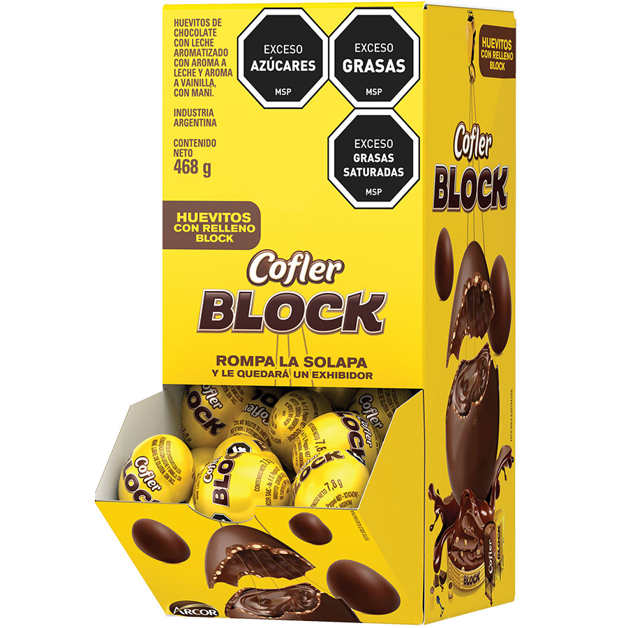 Huevitos Cofler Block Display 60 X 7,8g