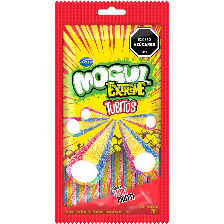 Mogul Extreme Tubitos TuttiFrutti 70g