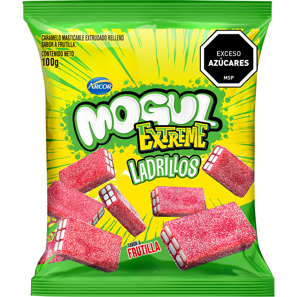 Mogul Extreme Ladrillos Frutilla 100g