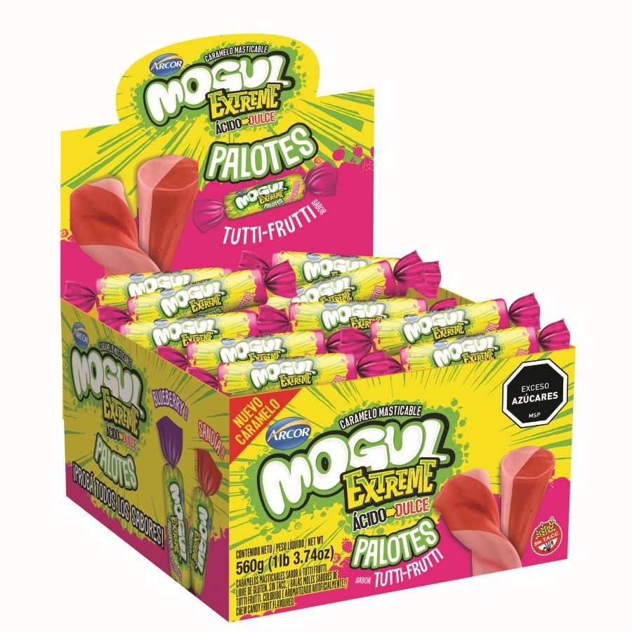 Mogul Extreme Palotes Tutti Frutti Display 560g