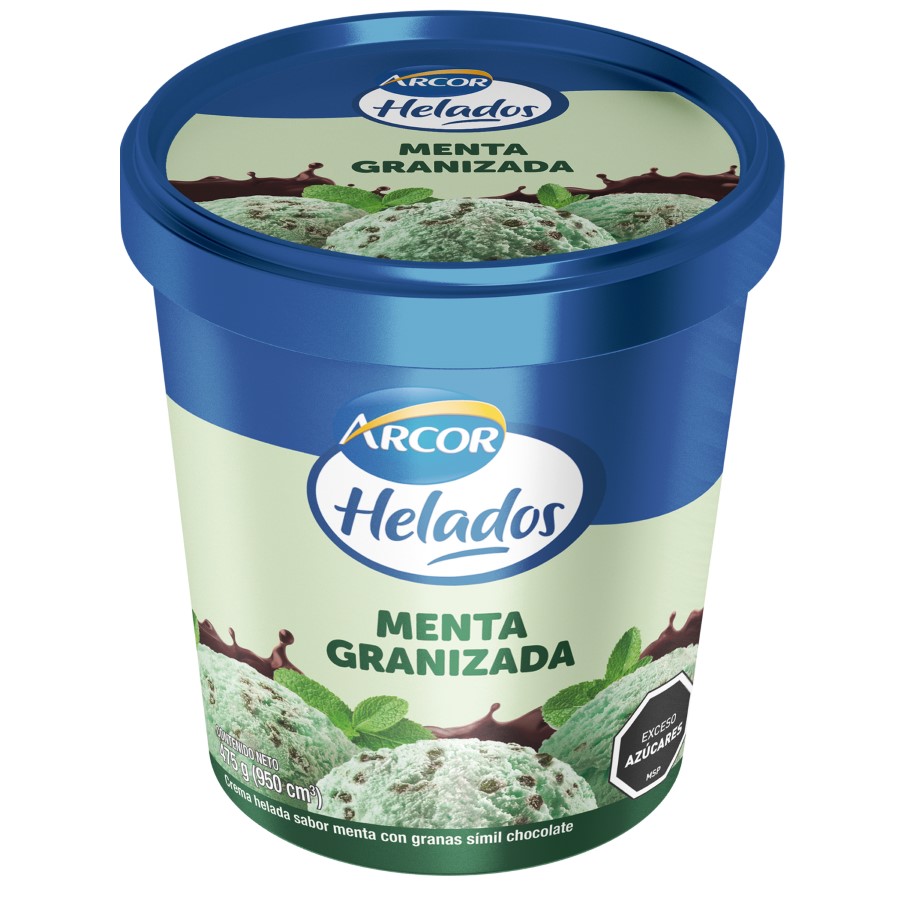 Helado Arcor Menta Granizada 900cc