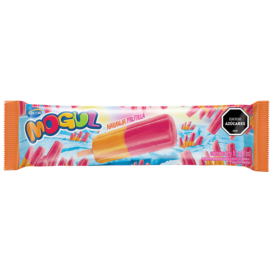 Helado Mogul Naranja Frutilla 51g