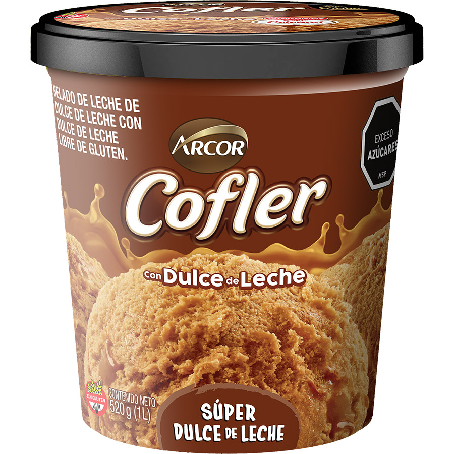 Gelato Xl Cofler Super Ducle De Leche 520g