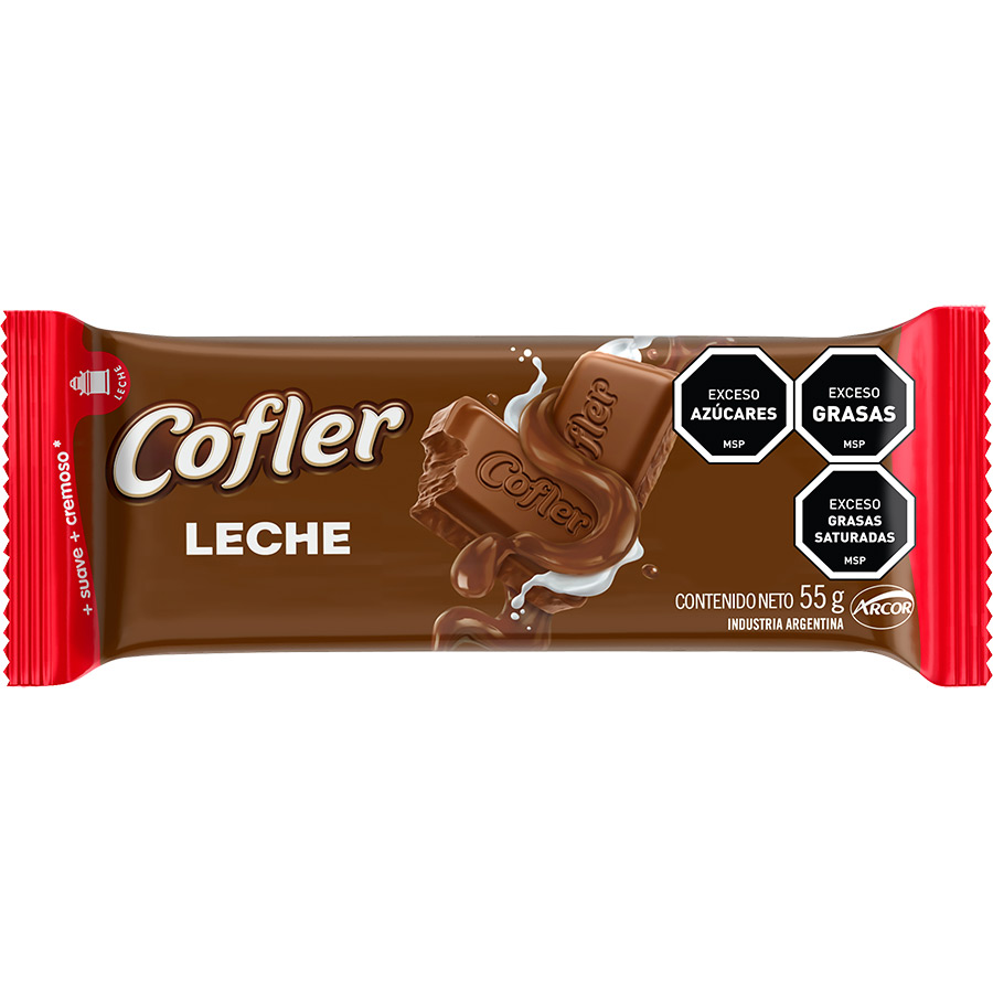 Tableta Cofler Chocolate Con Leche 55g