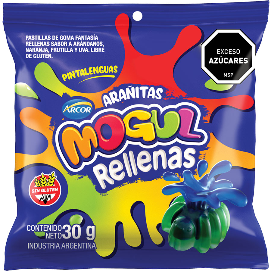 Mogul Arañitas Rellenas 30g